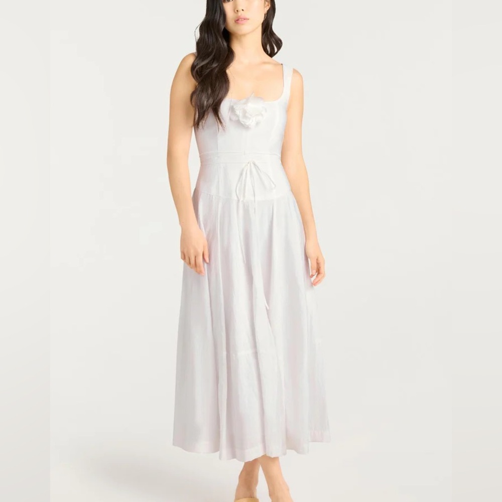 Cinq a Sept Flower Joisian Sleeveless Midi Dress size S